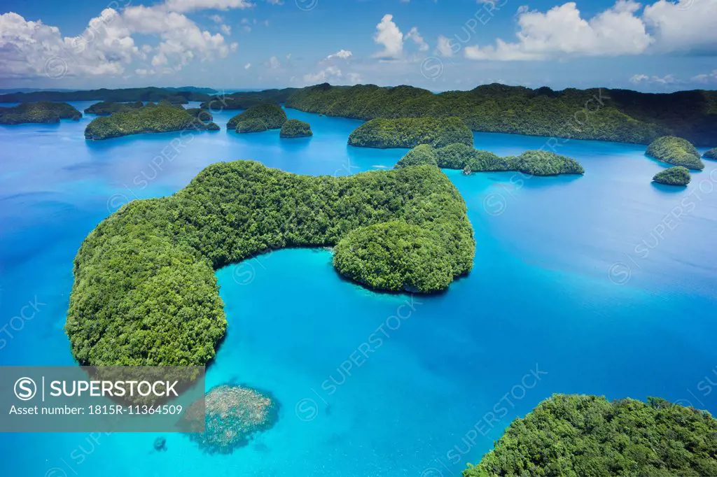 Micronesia, Palau, archipelago in the ocean