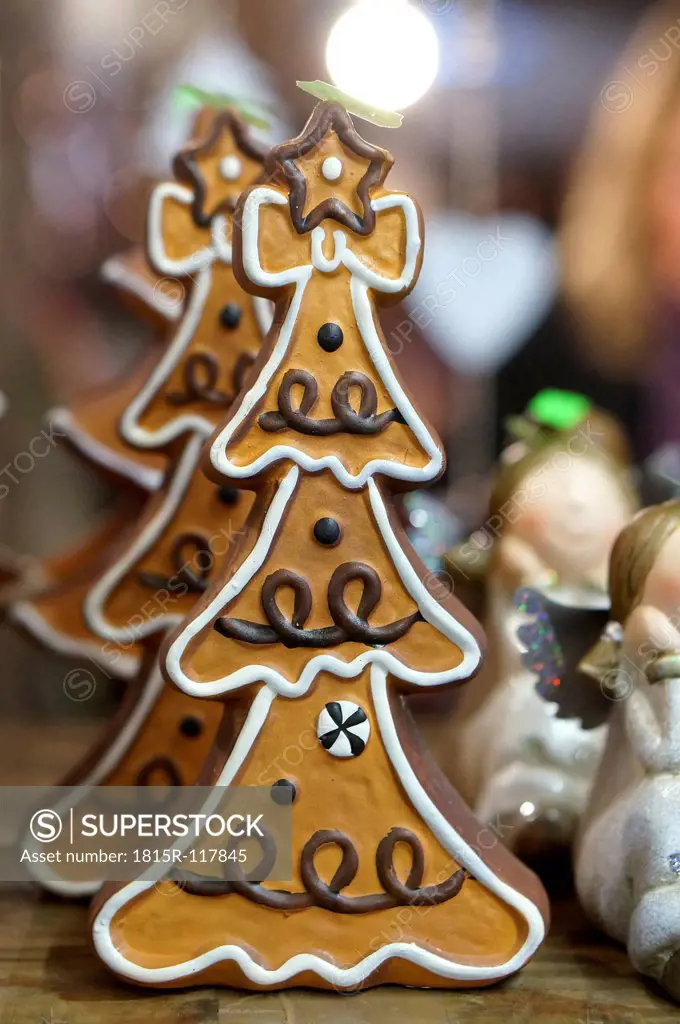 Germany, Cookies with christmas tree shaped, close up