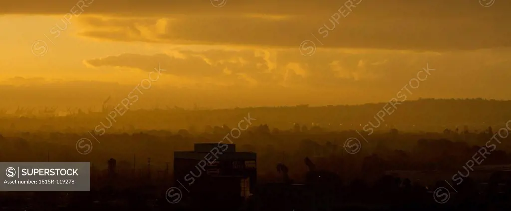 USA, Los Angeles, View of industrial area