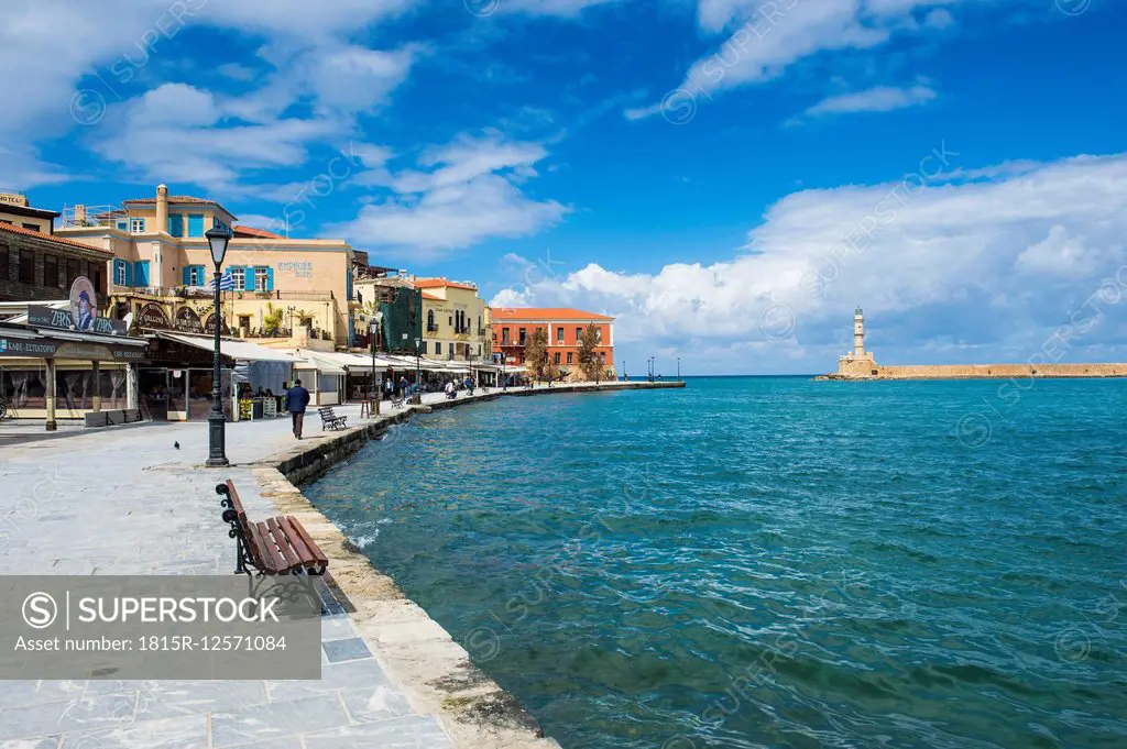 Greece, Crete, Chania, Venetian harbour