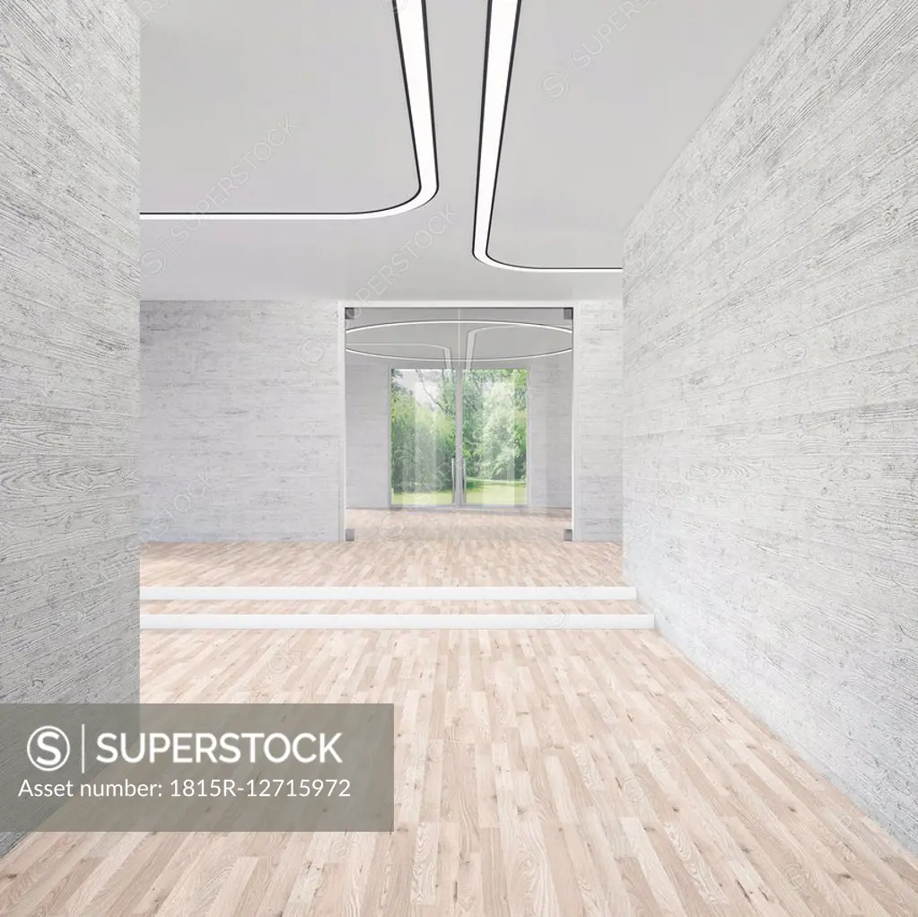 Modern conference room, 3D Rendering