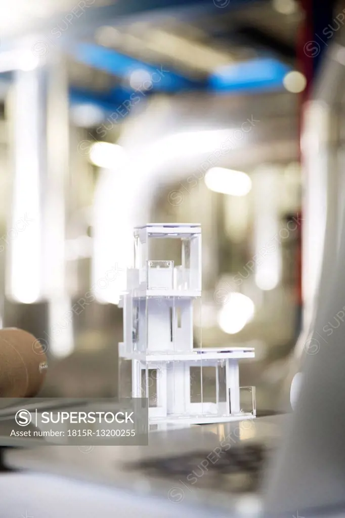 Architectural model in industrial plant