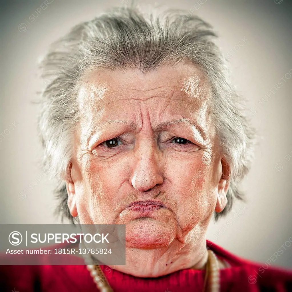 Portrait of an elderly lady