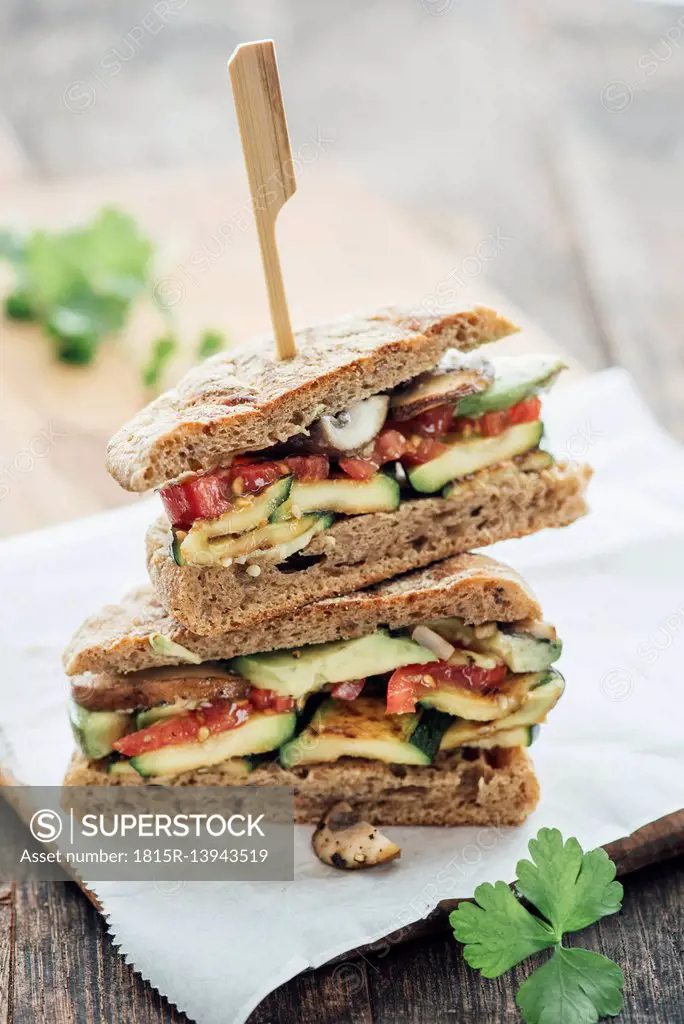 Vegetable sandwich