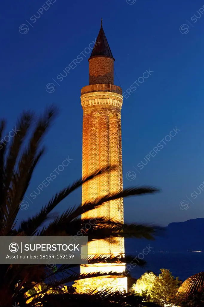 Turkey, Antalya, View of Yivili minarett