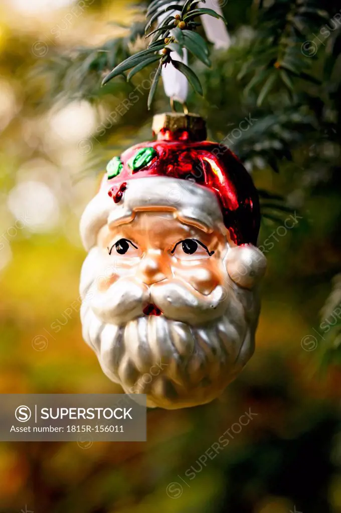 Germany, Minden, christmas bauble, Santa Claus