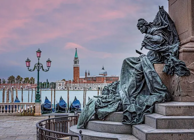 Italy, Veneto, Venice, Monument to king Victor Emmanuel II