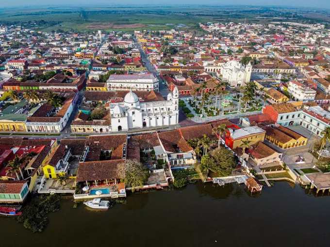 Tlacotalpan town in Veracruz, Mexico