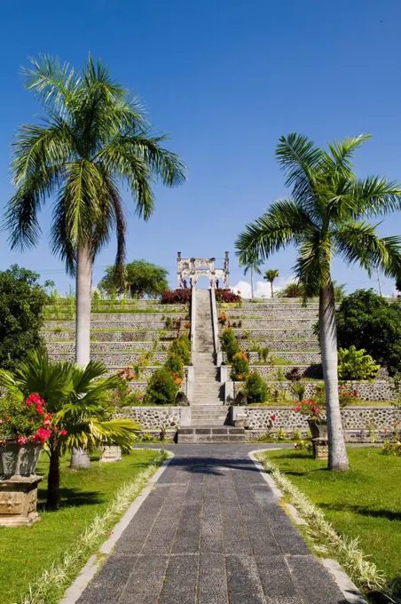 Indonesia, Bali, View of Royal Palace Ujung Water Palace