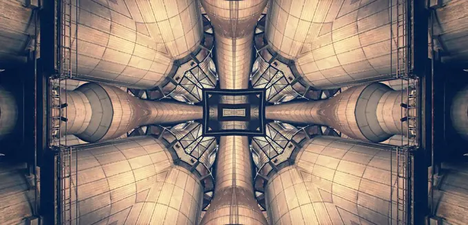 Futuristic architecture, digital composite