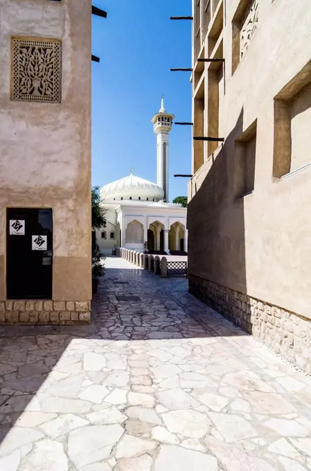 United Arab Emirates, Dubai, Mosque at Dubai Creek