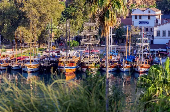 Turkey, Middle East, Antalya, Kaleici, View of the harbour