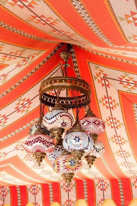 Colorful arabian lamp