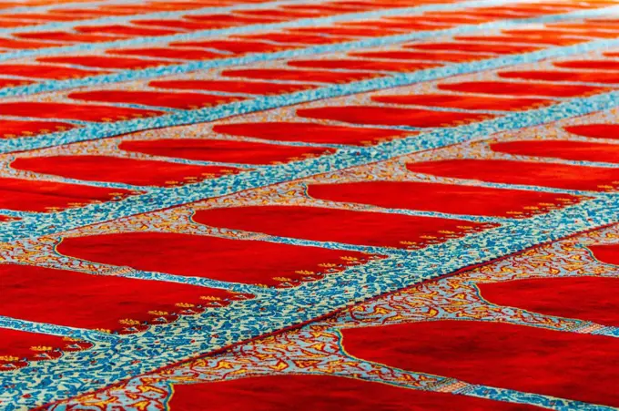 Turkey, Istanbul, carpet in a mosque