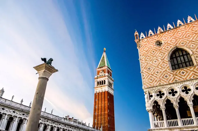 Italy, Veneto, Venice, St Mark's Campanile