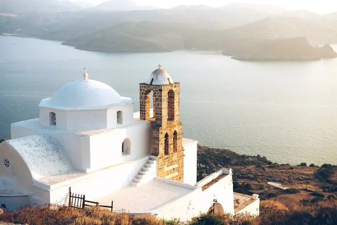 Greece, Milos, Orthodox church of Plaka