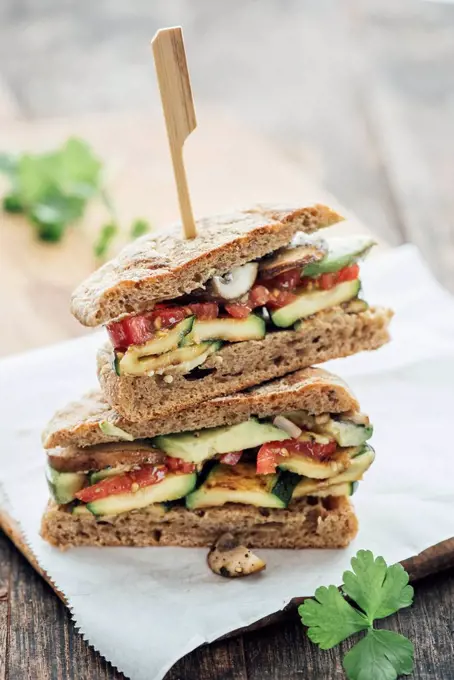 Vegetable sandwich