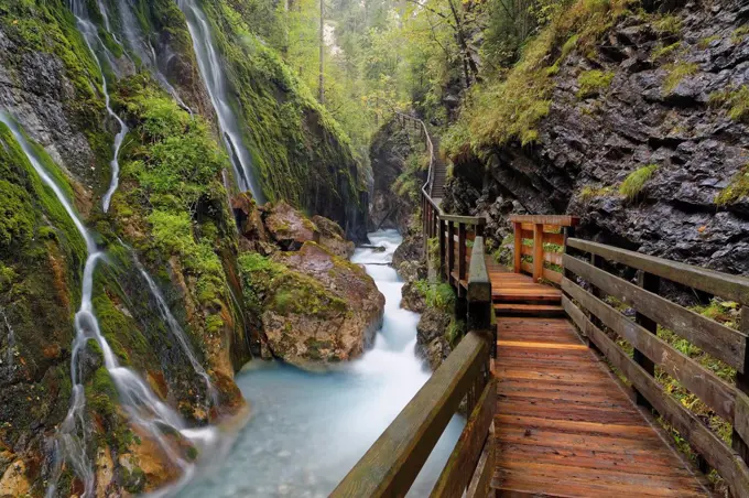 Germany, Bavaria, Ramsau, Wimbachklamm