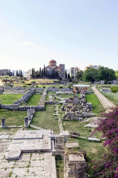 Greece, Attica, Athens, ancient grave yard Kerameikos