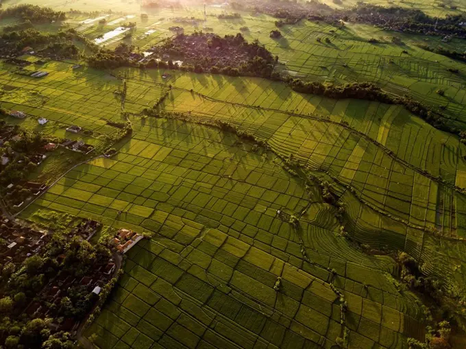 Indonesia, Bali, Kedungu, Aerial view