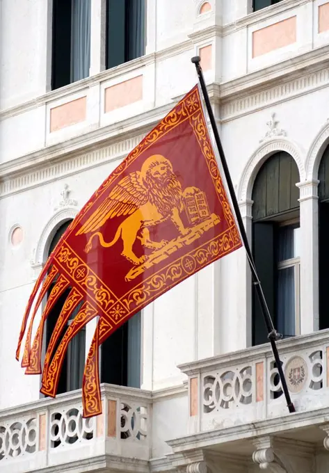 Italy, Venice, Venice Flag