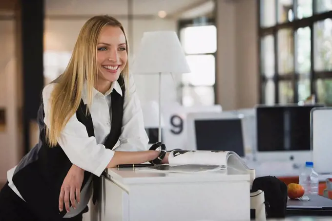 Business woman in office