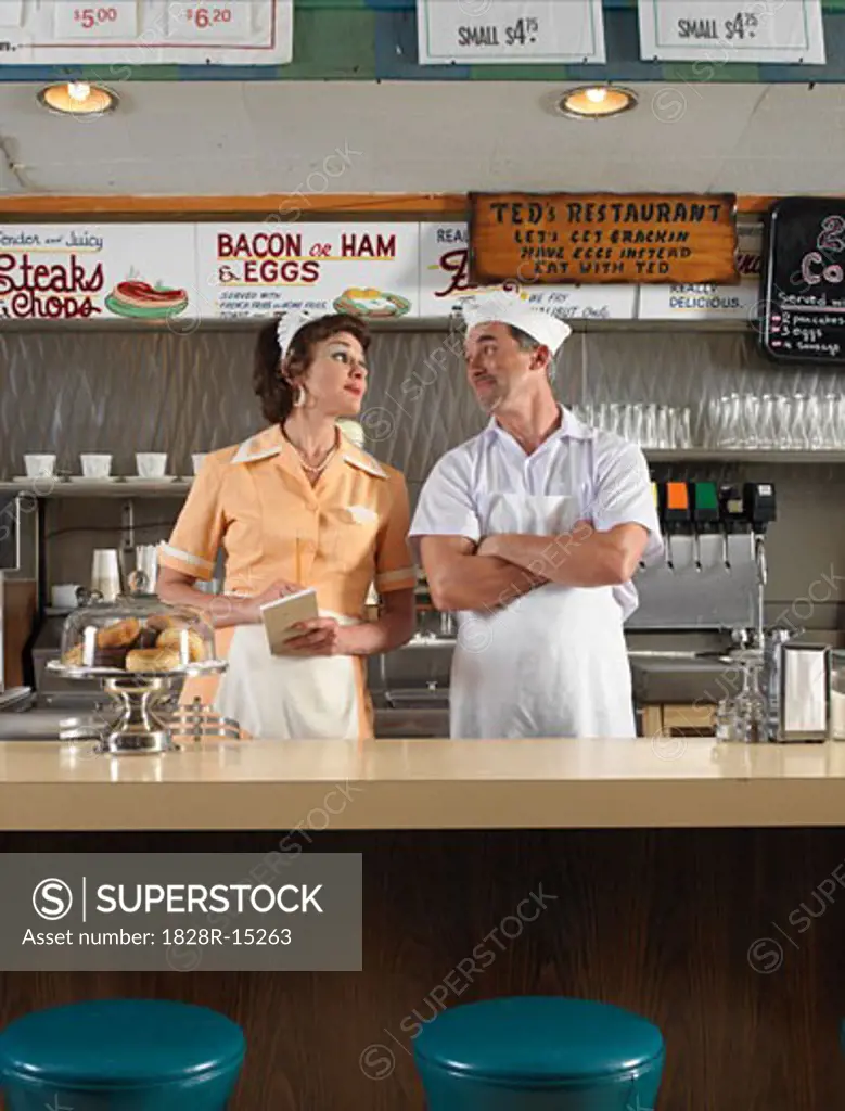 Portrait of Diner Employees   