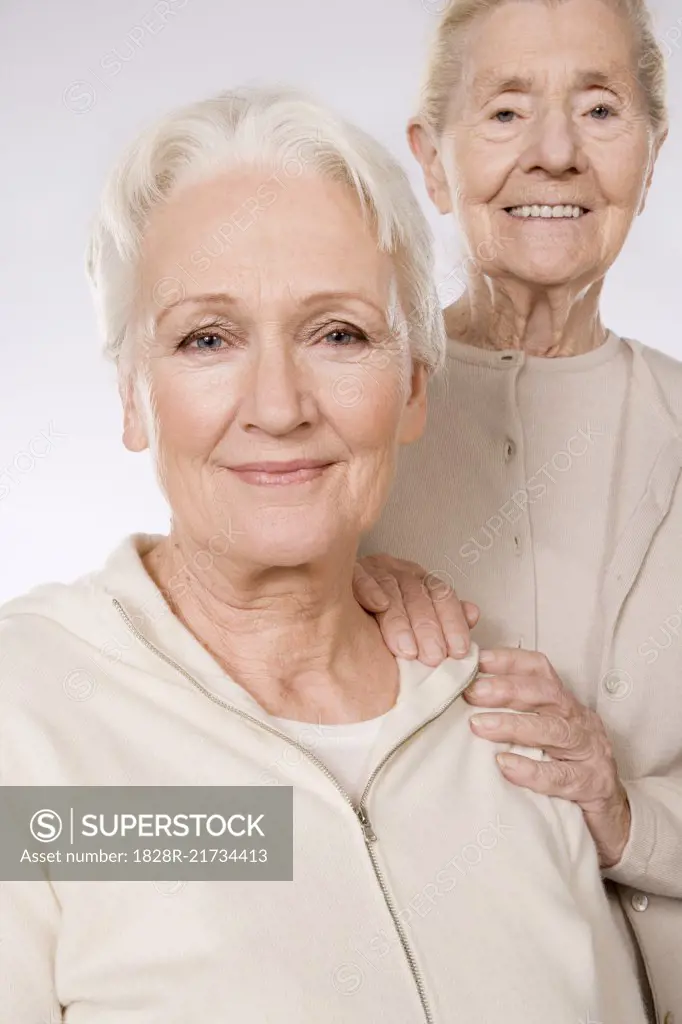 Portrait of Mother and Daughter   