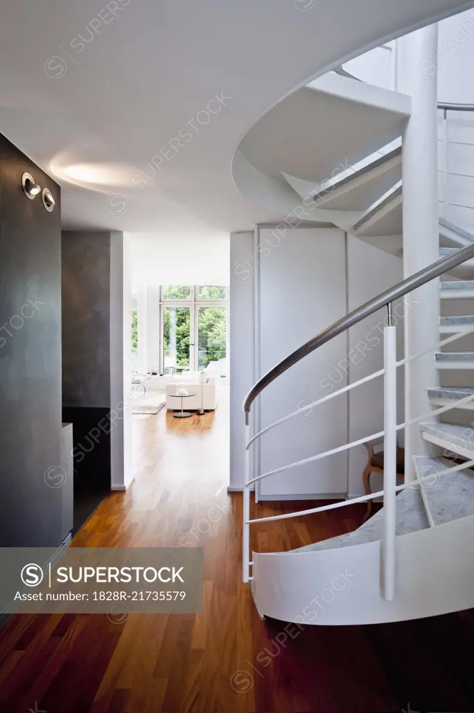 Staircase and Hallway in Home