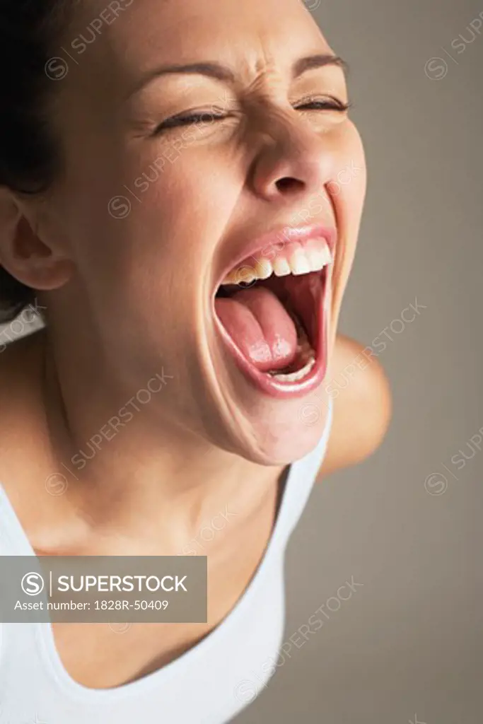 Woman Yelling   
