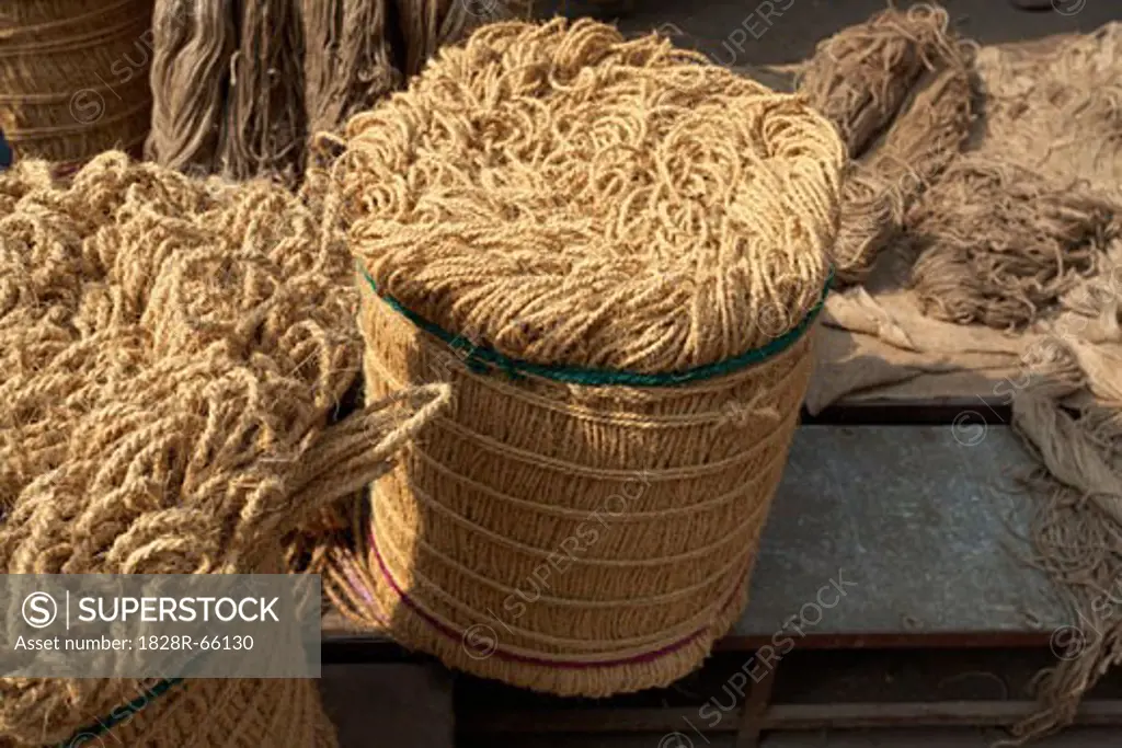 Baskets of Rope, Kolkata, West Bengal, India