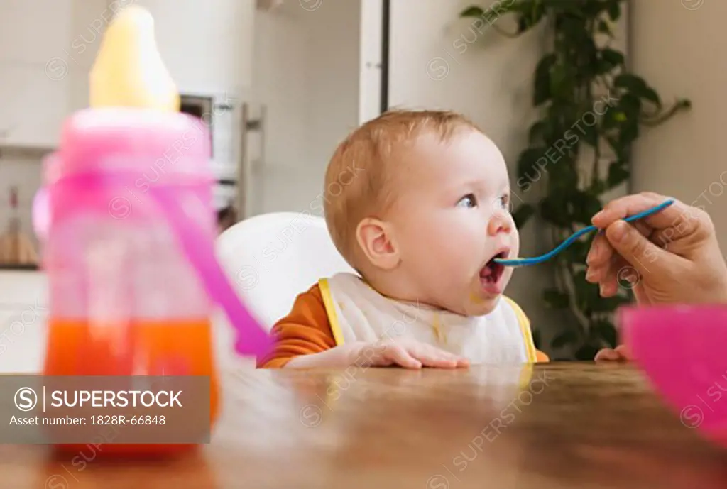 Parent Feeding Baby