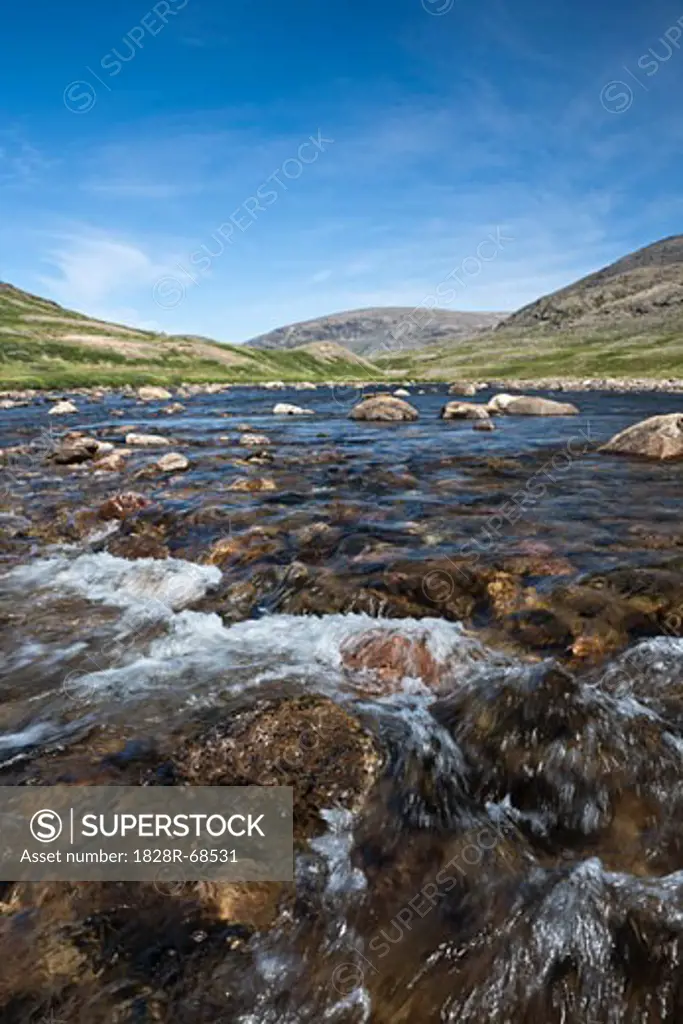 Soper River, Katannilik Territorial Park Reserve, Baffin Island, Nunavut, Canada