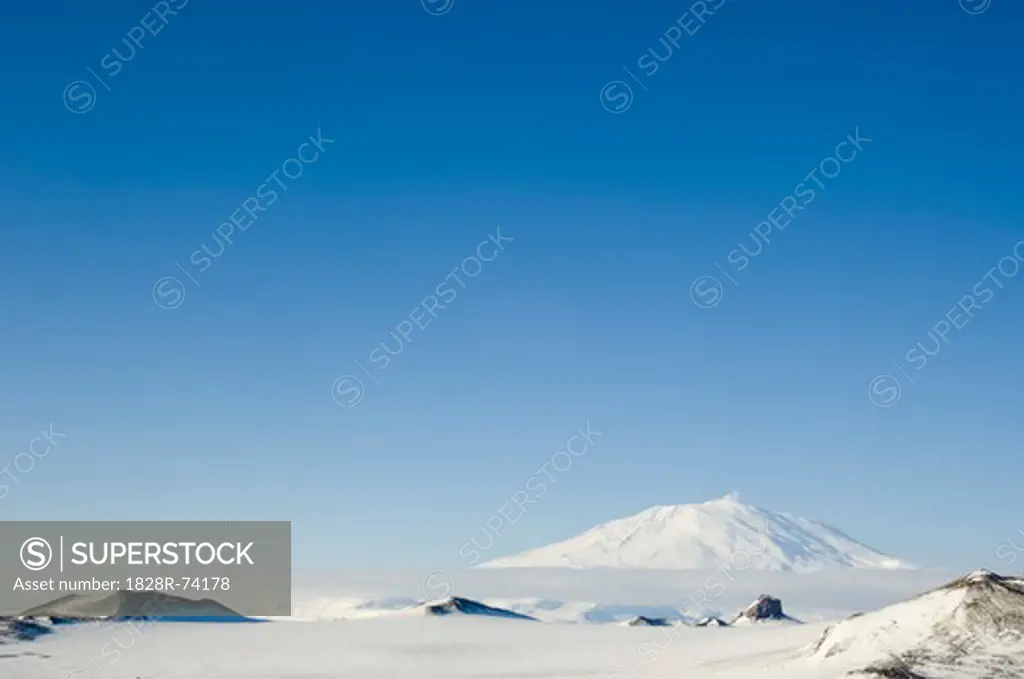 Active Volcano, Mount Eerebus, Ross Island, Antarctica