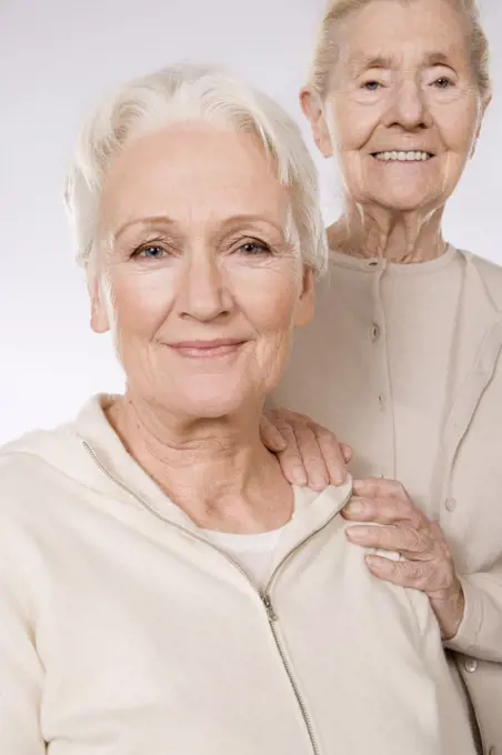 Portrait of Mother and Daughter   