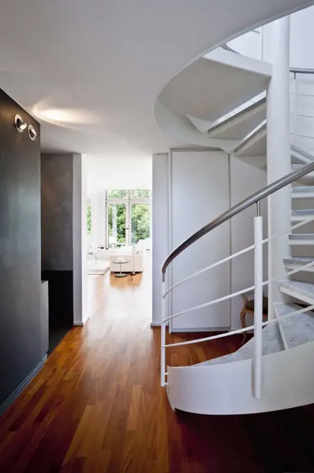 Staircase and Hallway in Home