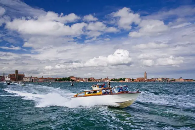 Water Taxi, Venice, Italy   