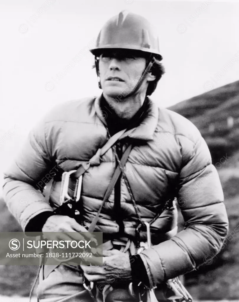 Clint Eastwood, on-set of the Film, "The Eiger Sanction, Universal Pictures, 1975