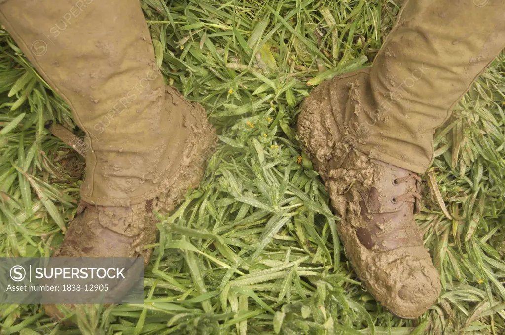 Soldier's Muddy Boots