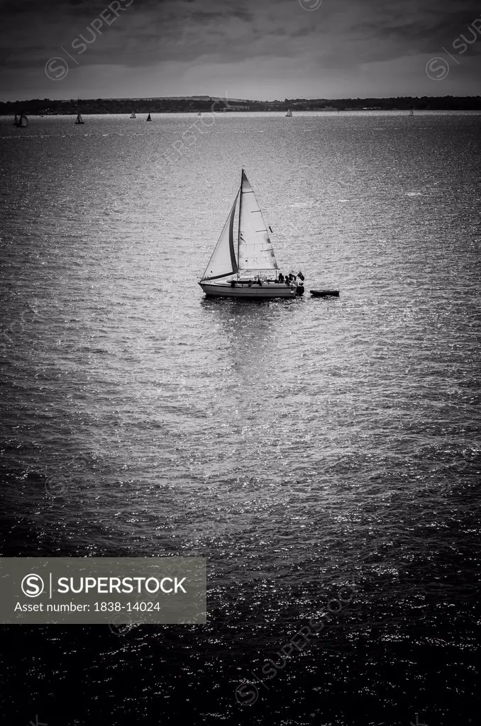 Sail Boat in Bay