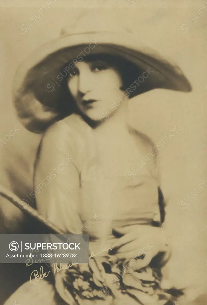 Actress Bebe Daniels, Half-Length Publicity Portrait, 1920's - SuperStock