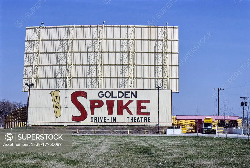 Golden Spike Drive-In, Omaha, Nebraska, USA, John Margolies Roadside America Photograph Archive, 1980