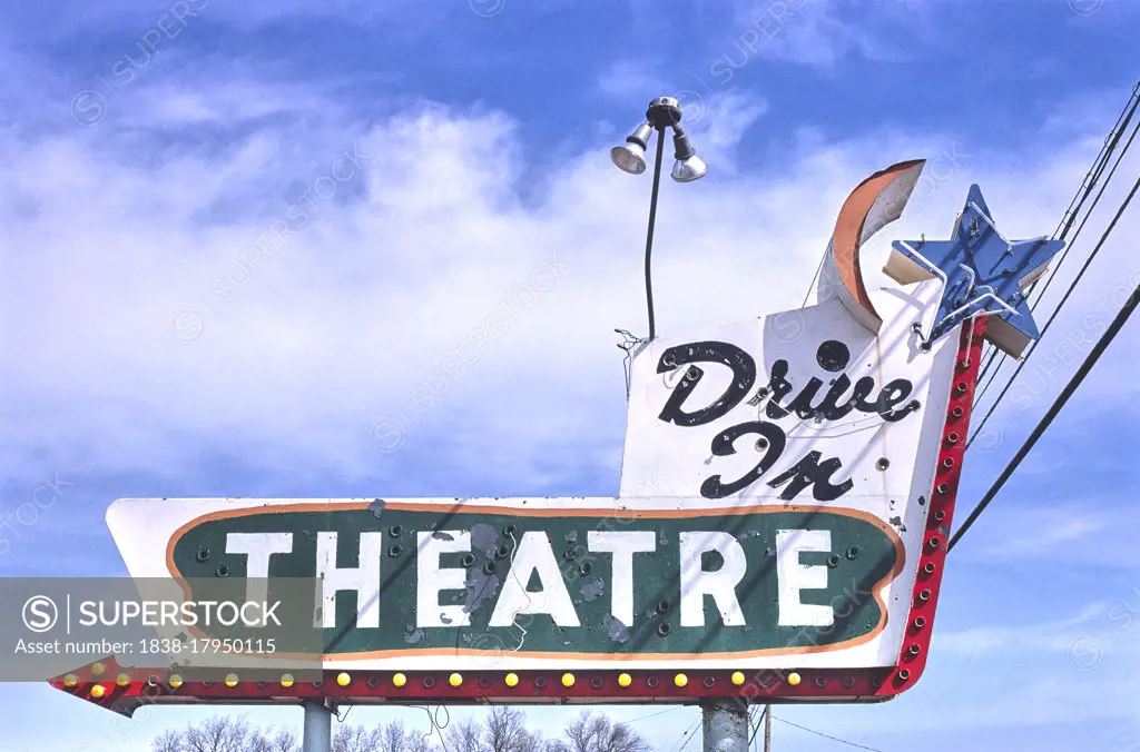 Star-Lite Drive-In, Cheyenne, Wyoming, USA, John Margolies Roadside America Photograph Archive, 1980