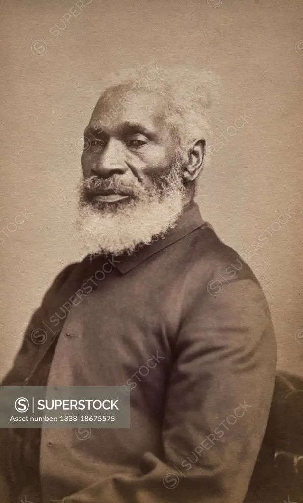 Josiah Henson (1789-1883), a former Slave, he escaped to Canada to become an Author, Abolitionist, and Minister, Bradshaw and Godart, 1876