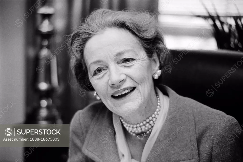 Millicent Fenwick (1910-1992), American Politician and Diplomat, head and shoulders Portrait as member of U.S. House of Representatives from New Jersey's 5th District, Thomas J. O'Halloran, US News & World Report Magazine Collection, February 6, 1975