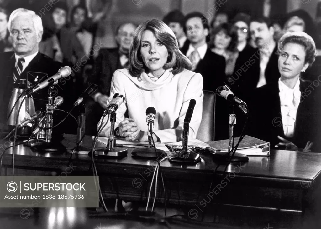 Jill Clayburgh (center), on-set of the Film, "First Monday in October", Paramount Pictures, 1981