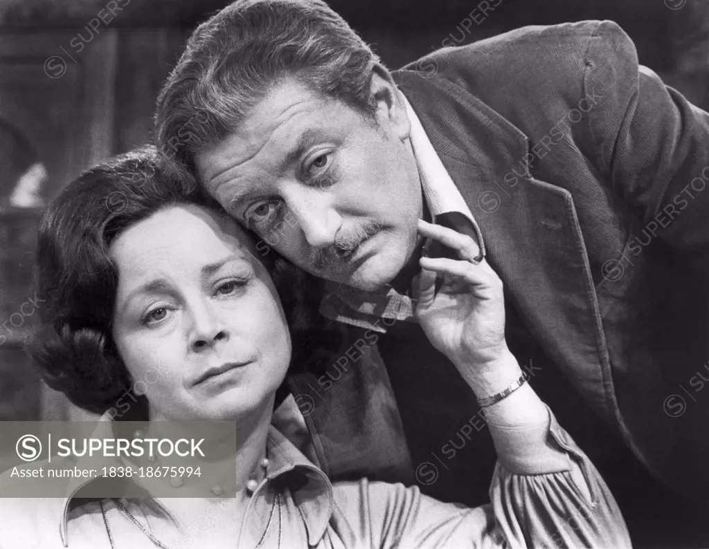 Joyce Ebert, Joseph Maher, Publicity Portrait for Long Wharf Theater of New Haven's TV Production of "Forget-Me-Not Lane", Theater in America, PBS, 1975