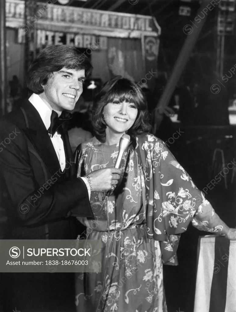 John Davidson, Brenda Vaccaro, hosting "The Fourth Annual International Circus Festival of Monte-Carlo", 1977