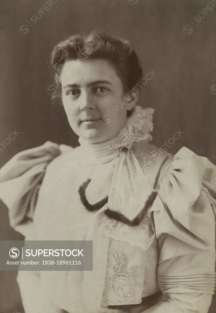 Frances Folsom Cleveland (1864-1947), U.S. First Lady 1886-1889 and 1893-1897 as wife of U.S. President Grover Cleveland, Frances Benjamin Johnston, 1897