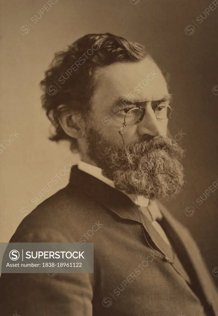 Carl Schurz (1829-1906), German-Born American Statesman and Reformer, U.S. Secretary of the Interior 1877-81, U.S. Senator from Missouri 1869-75, head and shoulders Portrait, Napoleon Sarony, 1876